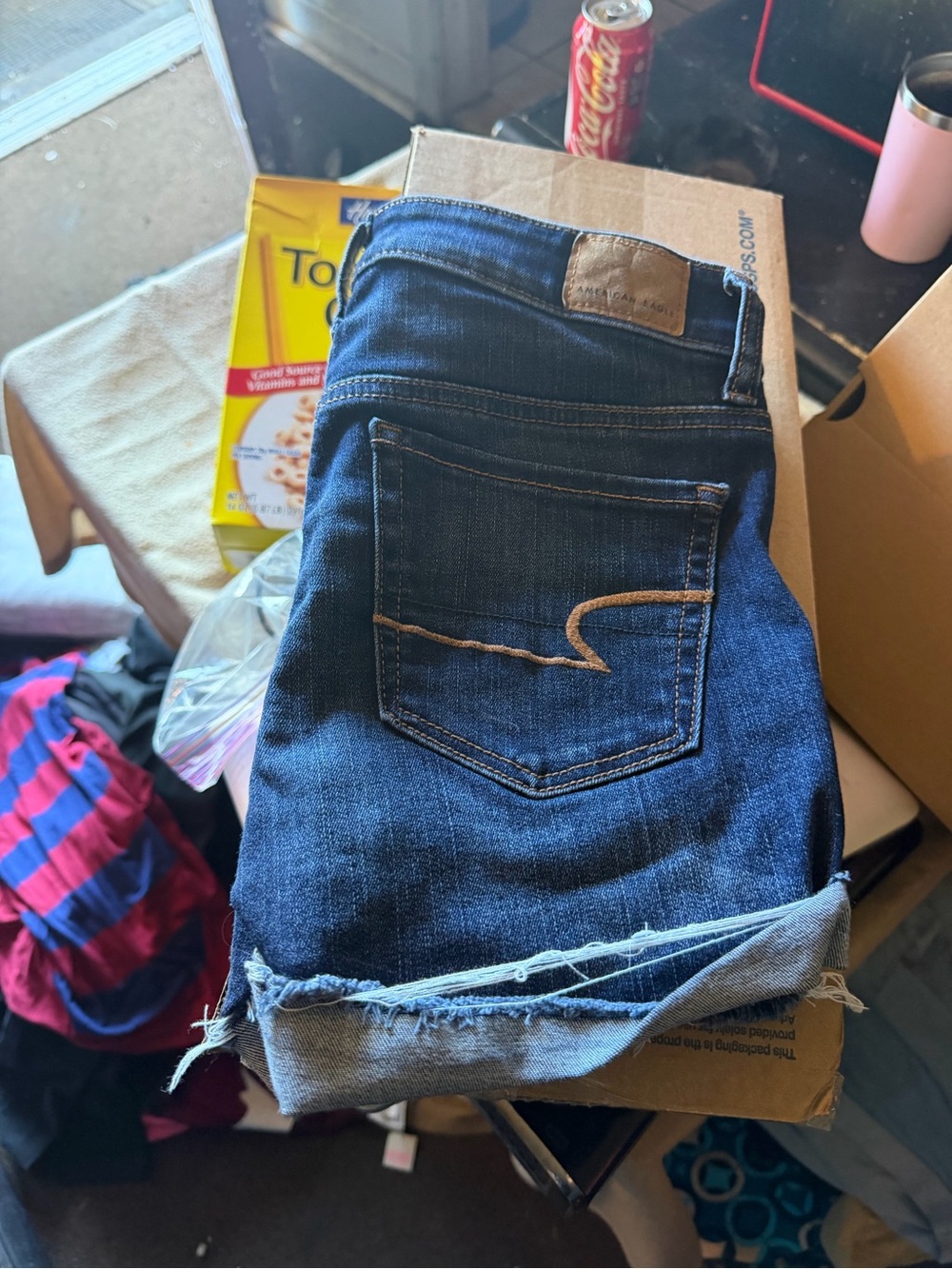 9 pairs of American Eagle Outfitters Women’s/jr Jeans Bundle - Navy, Gray, Black - Picture 5 of 5